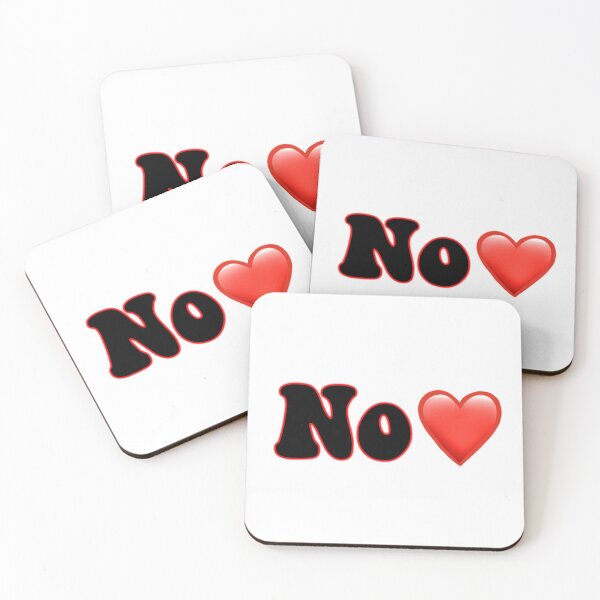 Item preview, No with heart emoji designed and sold by Daezha Kirk.
