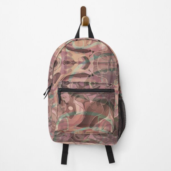 Colorful Abstract Floral Pattern Decor Style Backpack