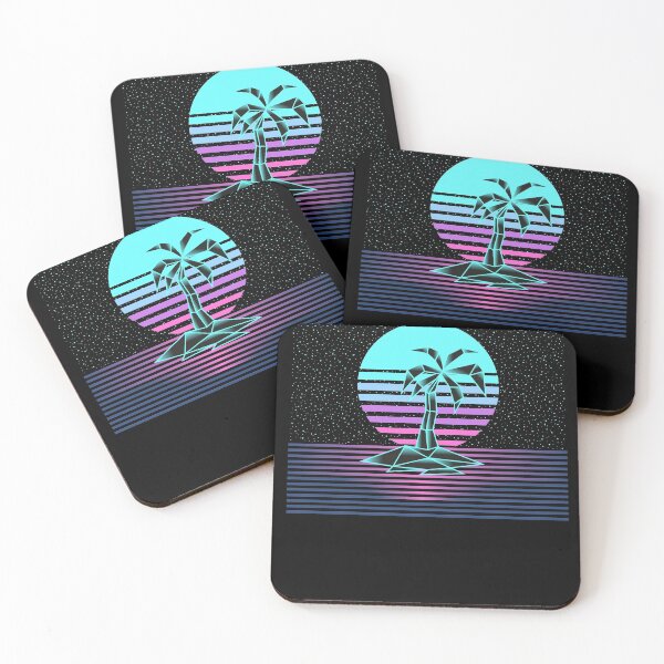 Item preview, Retro Neon Spring Break Palm Shirt designed and sold by markusabart.