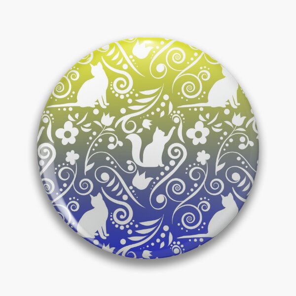 Item preview, Cat and Flowers - Golden Beach by the Sea RS designed and sold by CreativityRoams.