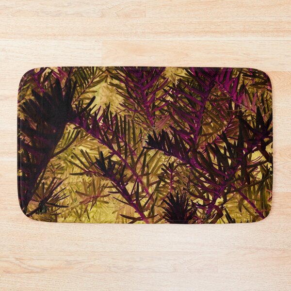 Item preview, Brown Yellow Inverted Pine Pattern designed and sold by wildjellybeans.