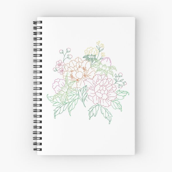 Item preview, Outlined flowers  designed and sold by uniquesparrow.