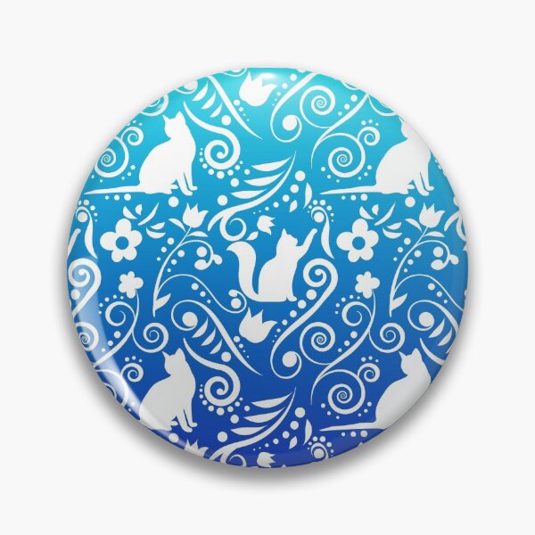Item preview, Cat and Flowers - The Deep Sea designed and sold by CreativityRoams.