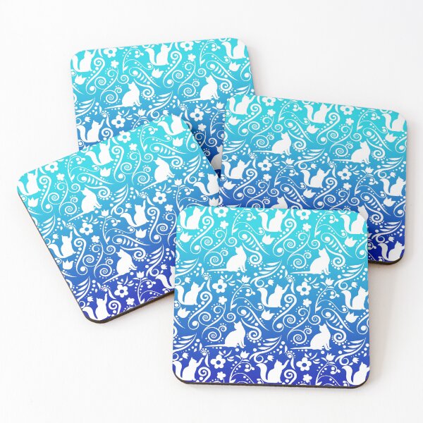 Item preview, Cat and Flowers - The Deep Sea designed and sold by CreativityRoams.