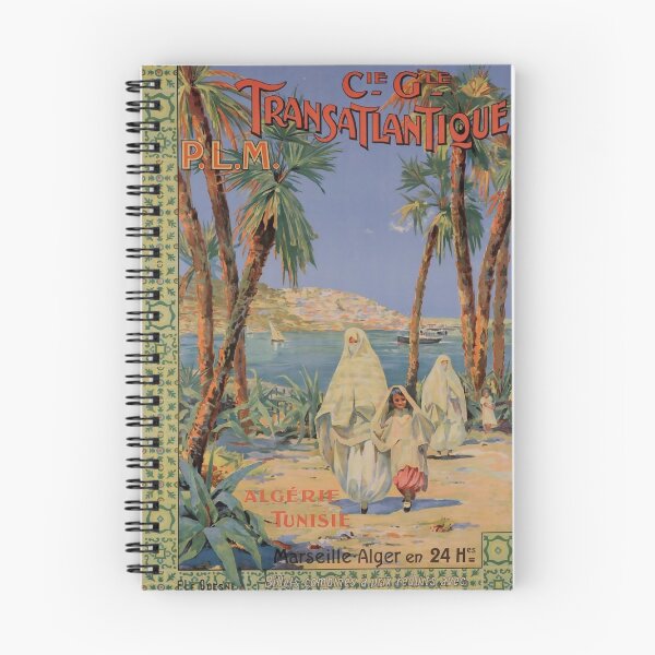 Item preview, PLM Tunisie Algerie vintage travel poster designed and sold by stickart-marek.