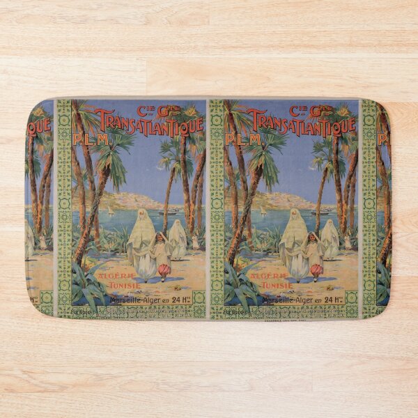 Item preview, PLM Tunisie Algerie vintage travel poster designed and sold by stickart-marek.