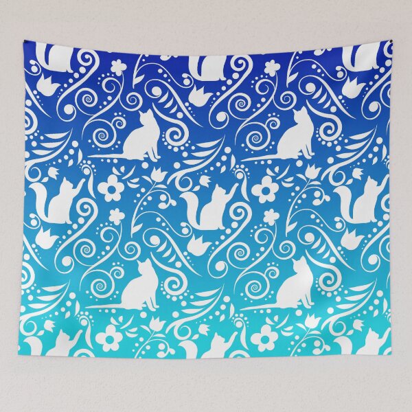 Item preview, Cat and Flowers - The Deep Sea RS designed and sold by CreativityRoams.