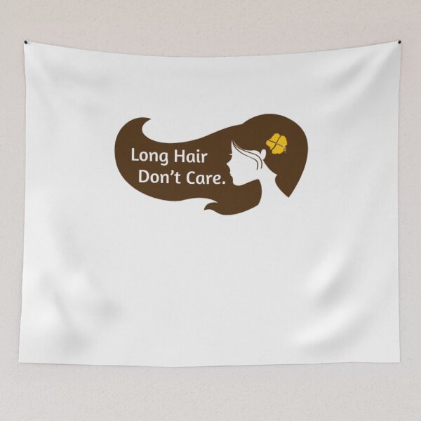 Item preview, Long Hair Don't Care Girl designed and sold by shantishirts.