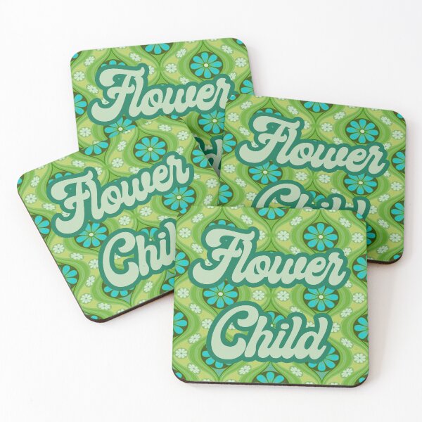 Item preview, Retro Flower Child designed and sold by thegreenclock.