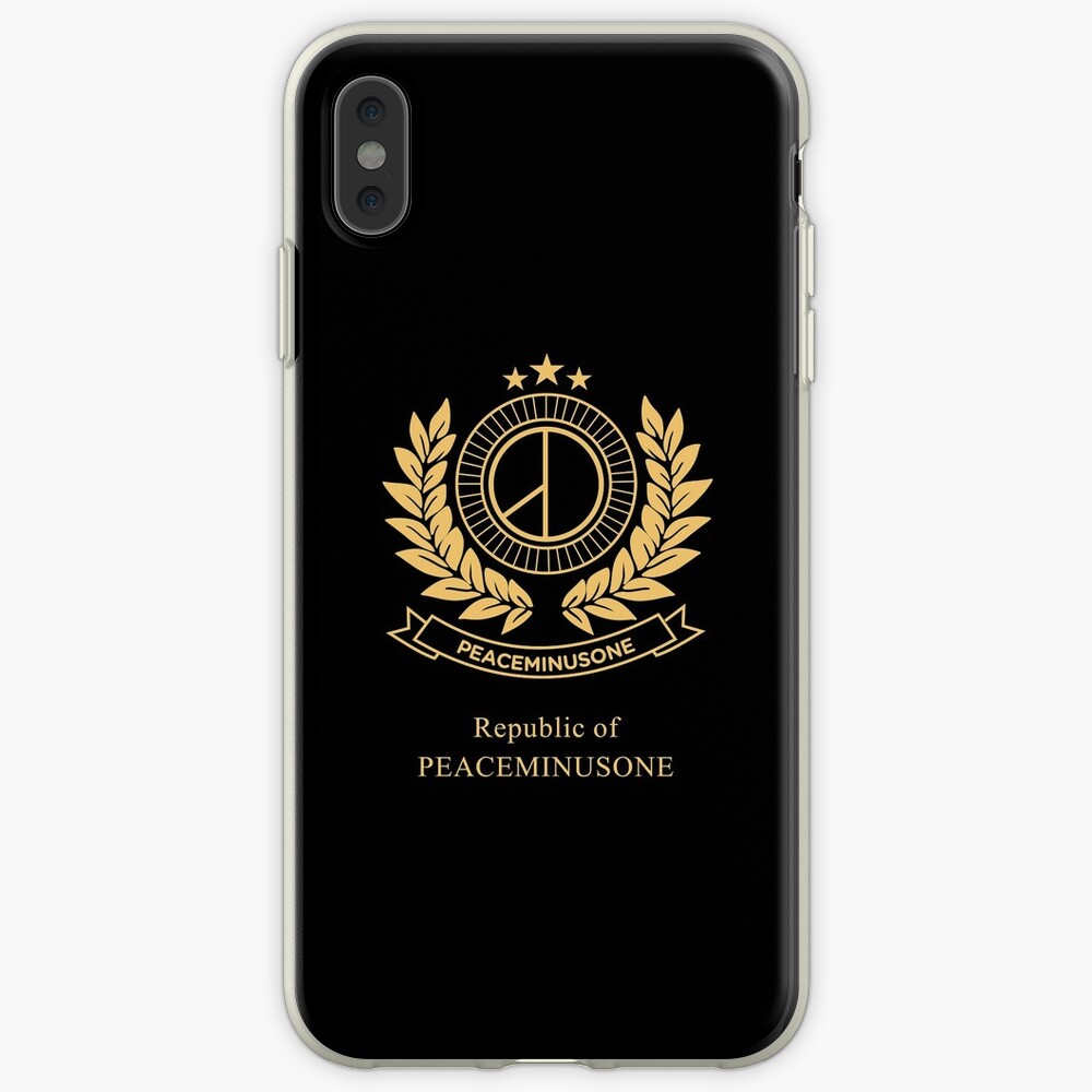 "Republic of PEACEMINUSONE" iPhone Case & Cover by since-dayone | Redbubble