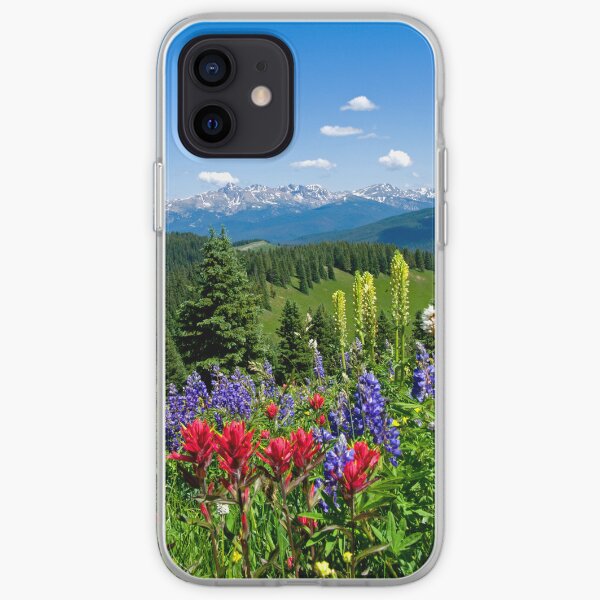 Mountain Wildflowers iPhone Soft Case