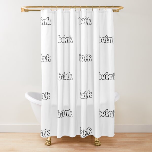 Simple Boink Shower Curtain