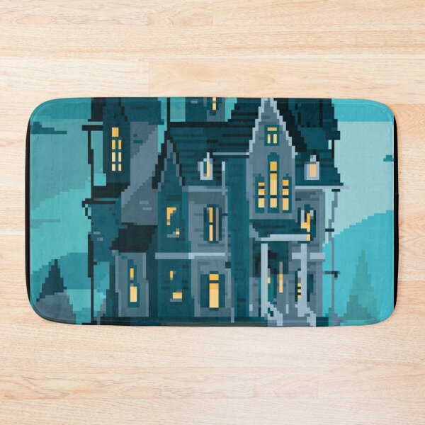 Item preview, Pixelated Old Mansion designed and sold by HopeDetour.