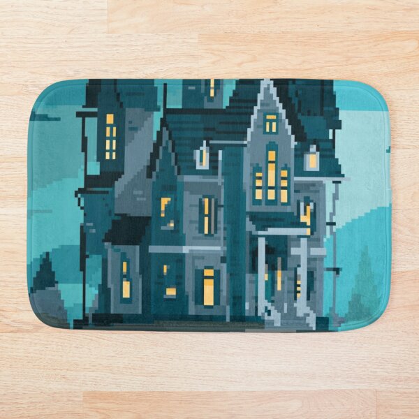 Item preview, Pixelated Old Mansion designed and sold by HopeDetour.