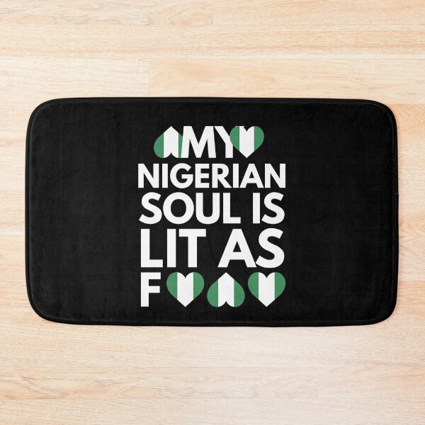 Item preview, My Nigerian Soul is Lit AF designed and sold by HelloFromAja.