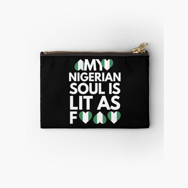 Item preview, My Nigerian Soul is Lit AF designed and sold by HelloFromAja.