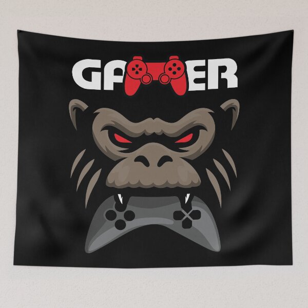 Item preview, Gamer Monkey designed and sold by trendtis.