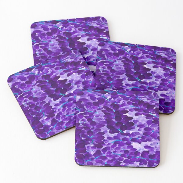 Item preview, Purple Inverted Leaves Pattern designed and sold by wildjellybeans.