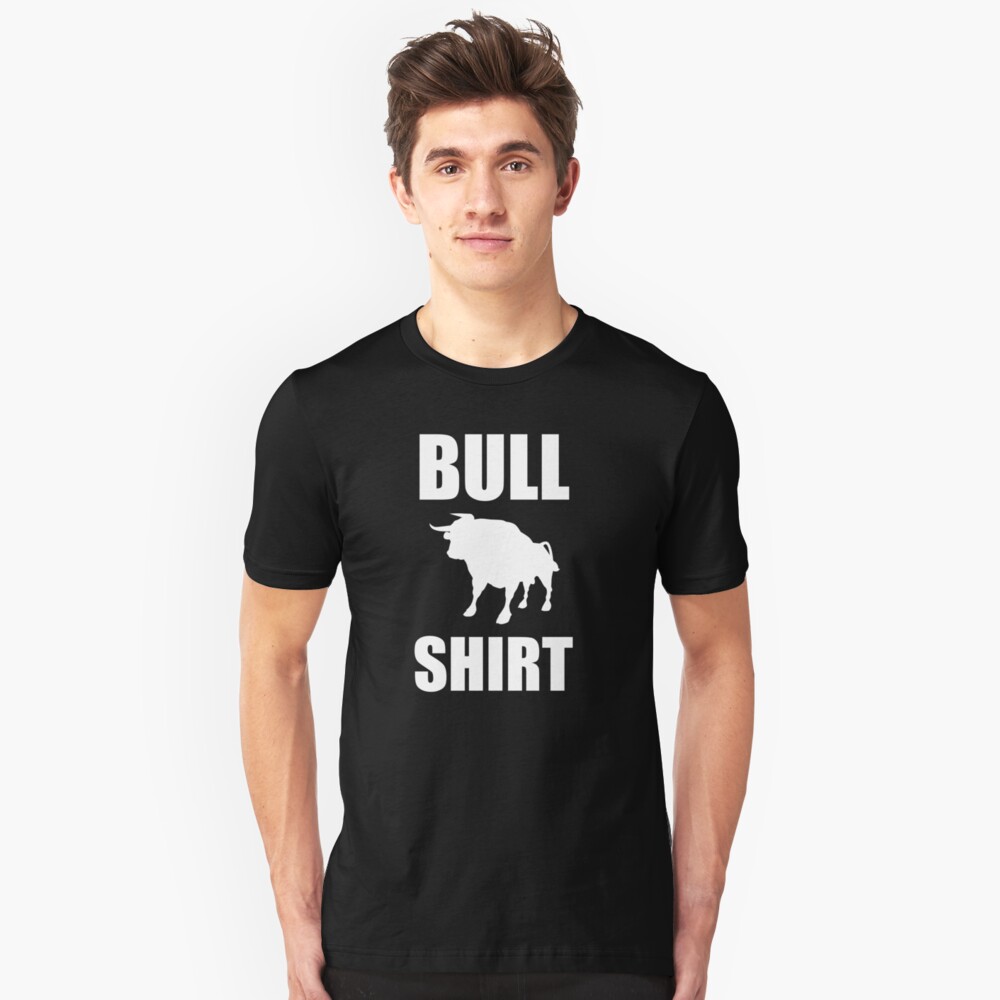 t shirt with bull on it