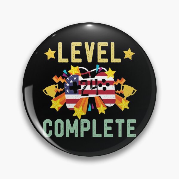 Item preview, Level 24 Complete 4th Of July Birthday Gift Vintage Wedding Present  designed and sold by rebeccabai442.