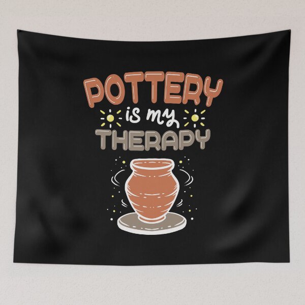 Item preview, Pottery Is My Therapy For A Ceramic Artist product designed and sold by AYDreamers.