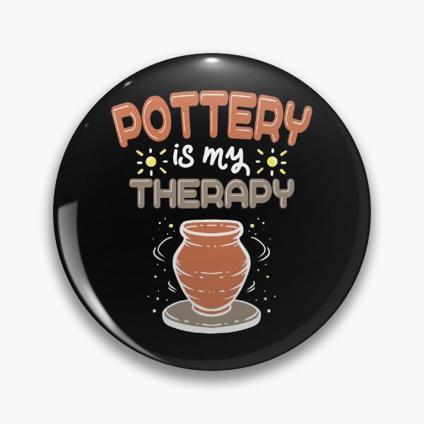 Item preview, Pottery Is My Therapy For A Ceramic Artist product designed and sold by AYDreamers.