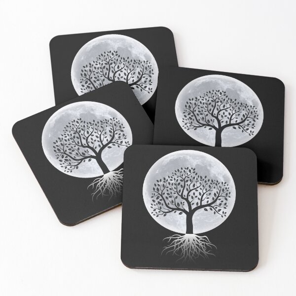 Item preview, Tree on Moon Art designed and sold by BlueDot Bubble.