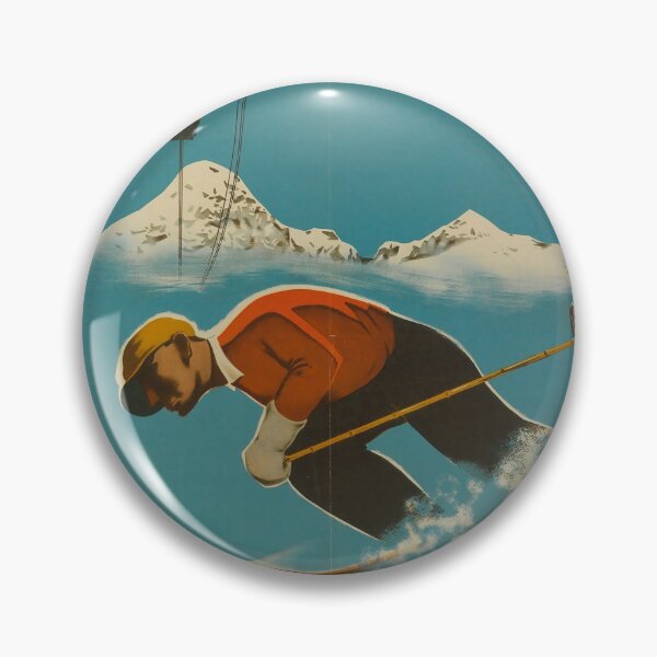 Item preview, Magas Tatra Szlovakia vintage travel poster designed and sold by stickart-marek.