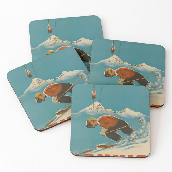 Item preview, Magas Tatra Szlovakia vintage travel poster designed and sold by stickart-marek.