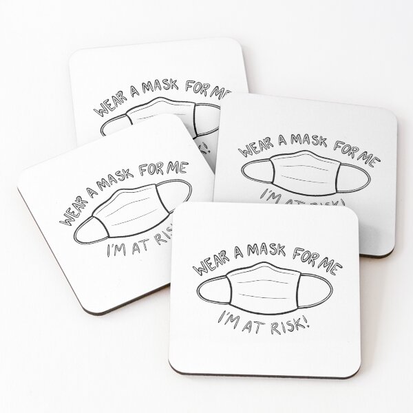 Item preview, Wear a Mask for Me I'm at Risk! designed and sold by Mackenzie Todd.