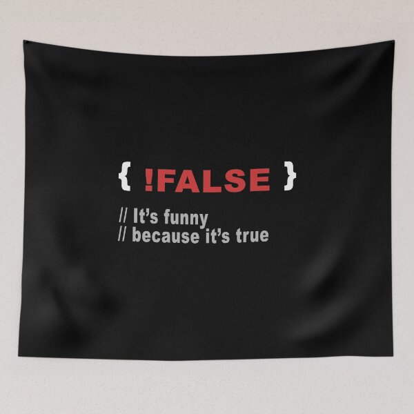 Item preview, False it's funny because it's true designed and sold by redshirtz.