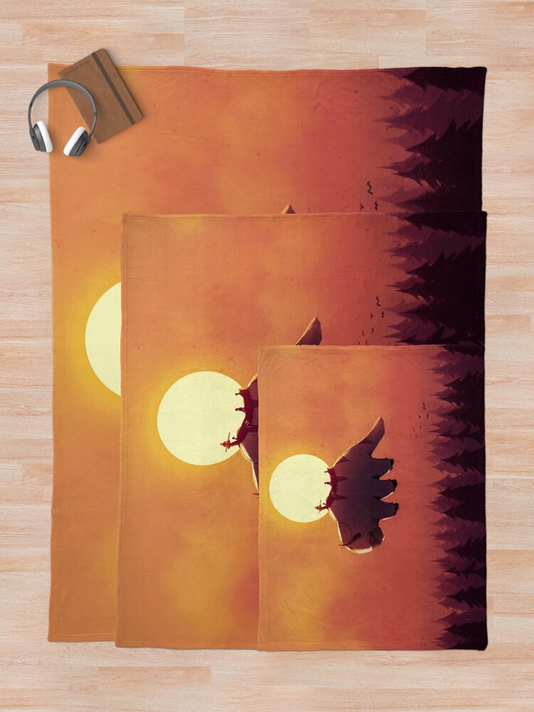 Alternate view of The End of All Things Throw Blanket
