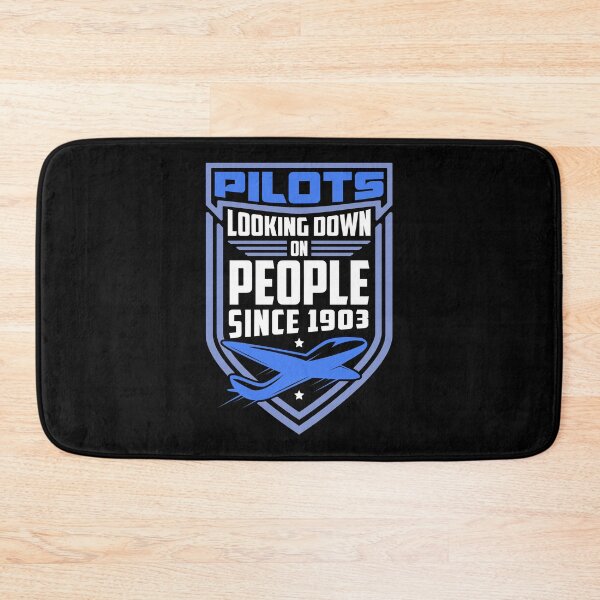 Item preview, Pilots Looking Down On People Since 1903 Pun For A Pilot print designed and sold by AYDreamers.