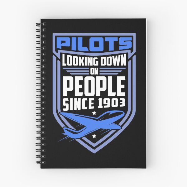 Item preview, Pilots Looking Down On People Since 1903 Pun For A Pilot print designed and sold by AYDreamers.