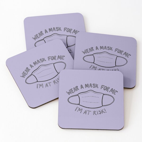 Item preview, Wear a Mask for Me I'm at Risk! designed and sold by Mackenzie Todd.