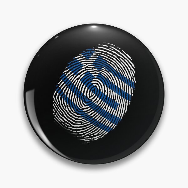 Item preview, Fingerprint Flag of Greece designed and sold by redshirtz.