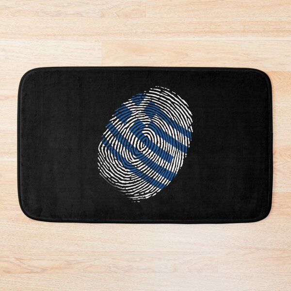 Item preview, Fingerprint Flag of Greece designed and sold by redshirtz.