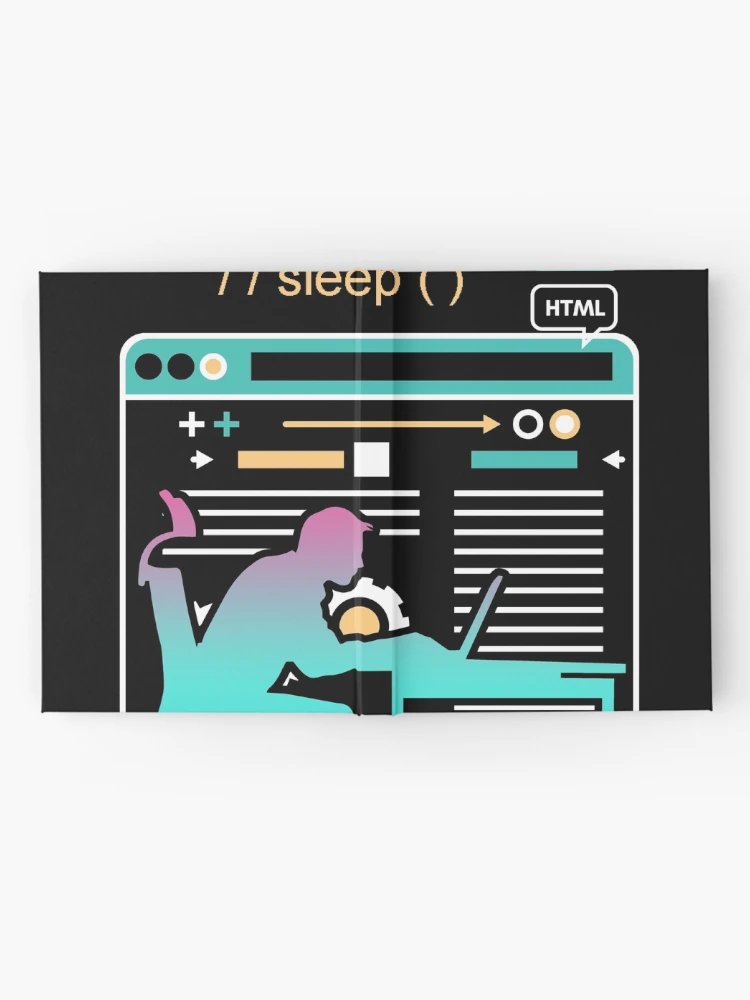 Thumbnail 2 of 3, Journal, Eat Sleep Code Computer Science Programming design product designed and sold by Lisbob.