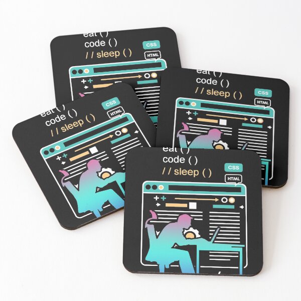 Item preview, Eat Sleep Code Computer Science Programming design product designed and sold by Lisbob.