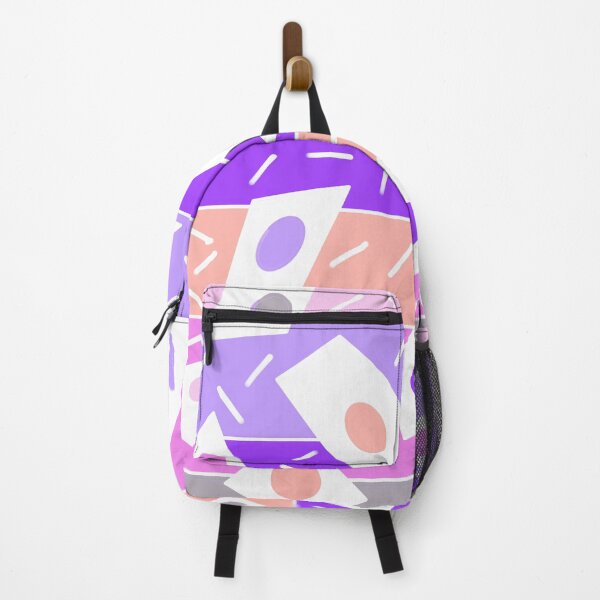 Item preview, Blue and purple  geometric abstract stripe spot design designed and sold by OakendOriginals.