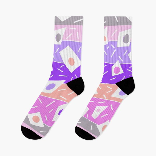 Item preview, Blue and purple  geometric abstract stripe spot design designed and sold by OakendOriginals.