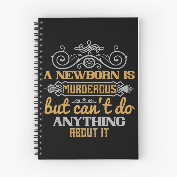 Item preview, A Newborn Is murderous designed and sold by GoodVibeDesign.