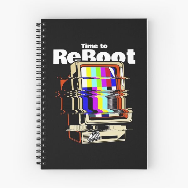 Item preview, Time to Reboot. Computer Funny. Dark background. designed and sold by shirtdan.