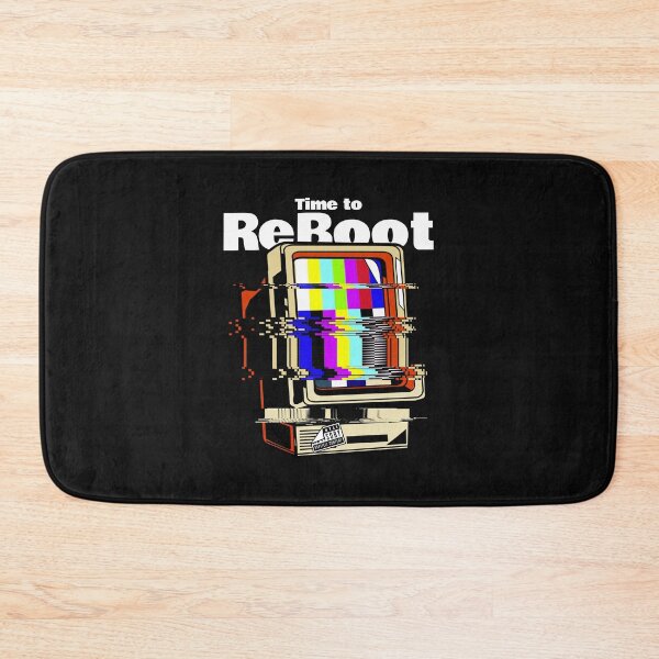 Item preview, Time to Reboot. Computer Funny. Dark background. designed and sold by shirtdan.