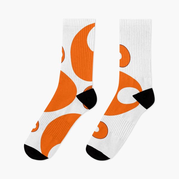 Item preview, orange and white abstract art inspired design designed and sold by pauloneill-art.