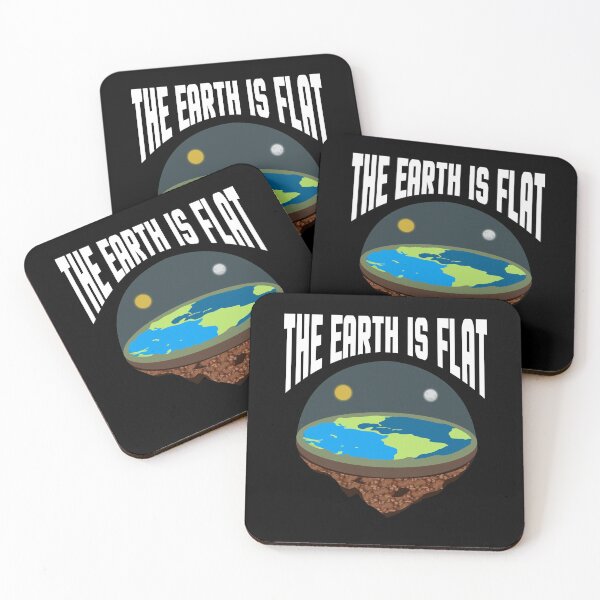Item preview, The earth is flat theory designed and sold by redshirtz.