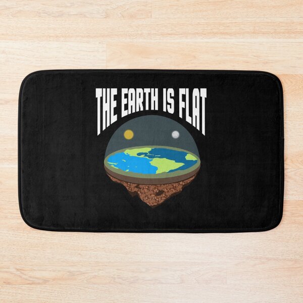 Item preview, The earth is flat theory designed and sold by redshirtz.