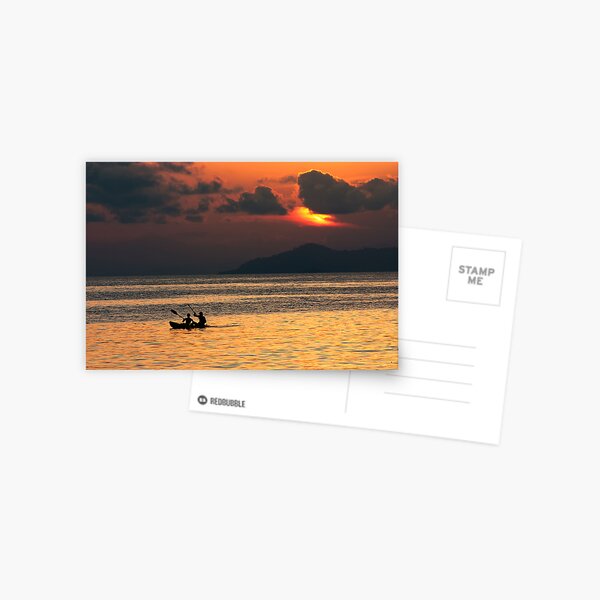 Item preview, A Sunset Paddle designed and sold by ZeamonkeyImages.
