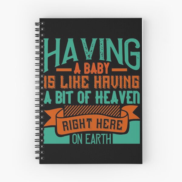 Item preview, Having A Baby Is Like Having A Bit Of Heaven Right Here On Earth designed and sold by GoodVibeDesign.