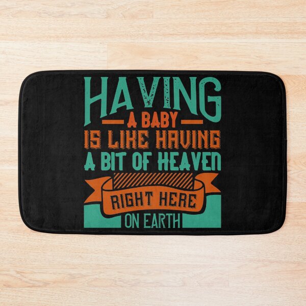 Item preview, Having A Baby Is Like Having A Bit Of Heaven Right Here On Earth designed and sold by GoodVibeDesign.